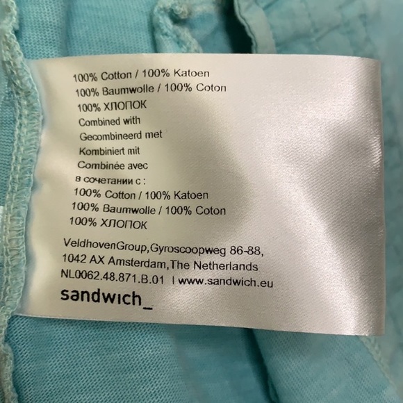 Sandwich Long Sleeve Button Up Cotton Women’s Top - Picture 4 of 6